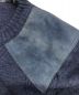 中古・古着 Burberry's (バーバリーズ) 英国製ホース刺繍エルボーパッチウールニット ブルー サイズ:S：7800円
