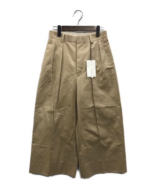 SCYE（サイ）SCYE (サイ) San Joaquin Cropped Pants ベージュ サイズ:38の古着・服飾アイテム