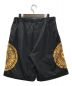 VERSACE JEANS COUTURE (ヴェルサーチ ジーンズクチュール) PRINT BAROQUE SUN SHORTS 太陽プリントハーフパンツ ブラック サイズ:32：9800円