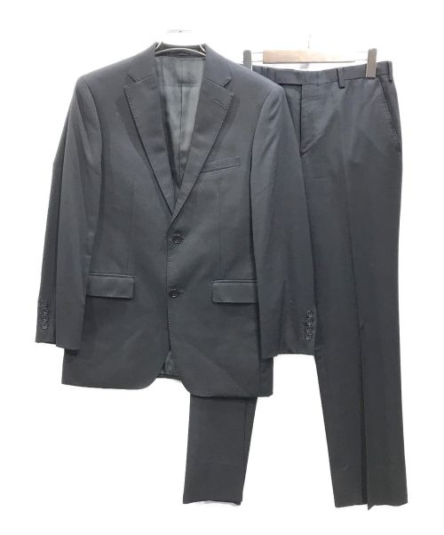 BURBERRY BLACK LABEL（バーバリーブラックレーベル）BURBERRY BLACK LABEL (バーバリーブラックレーベル) ウールセットアップスーツ ブラック サイズ:36の古着・服飾アイテム
