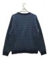 BoTT (ボット) WISM (ウィズム) 21AW別注EX Century Sweater ネイビー×ブルー サイズ:L：12800円