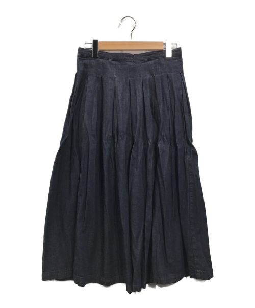 GRANDMA MAMA DAUGHTER（グランマママドーター）GRANDMA MAMA DAUGHTER (グランマママドーター) デニムプリーツスカート インディゴ サイズ:2の古着・服飾アイテム