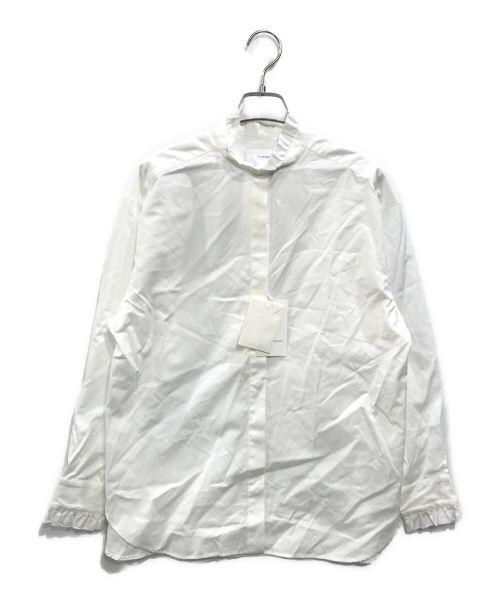 UNITED ARROWS（ユナイテッドアローズ）UNITED ARROWS (ユナイテッドアローズ) スタンド フリル シャツ ホワイト サイズ:36の古着・服飾アイテム