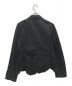 BLACK COMME des GARCONS (ブラック コムデギャルソン) カットオフテーラードジャケット ブラック サイズ:L：7800円
