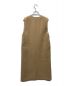UNTITLED (アンタイトル) スラッシュネック ジャンパースカート 洗える ベージュ サイズ:XS：6800円