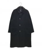 FILAフィラ）の古着「90S ウールオーバーサイズチェスターコート」｜ブラック