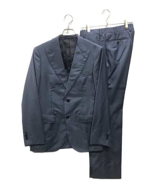 UNITED ARROWS（ユナイテッドアローズ）UNITED ARROWS (ユナイテッドアローズ) UADT VBC ネイビー ツイル 2B ピークドラペル スーツ ネイビー サイズ:48の古着・服飾アイテム