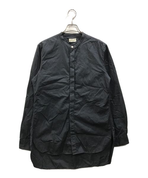 LEMAIRE（ルメール）LEMAIRE (ルメール) JINGHI SASノーカラーシャツ ネイビー サイズ:46の古着・服飾アイテム