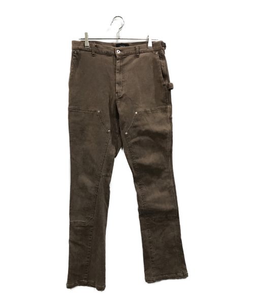 Vuja De（ヴジャデ）Vuja De (ヴジャデ) Backzip Carpenter Pants バックジップカーペンターパンツ ブラウン サイズ:Lの古着・服飾アイテム