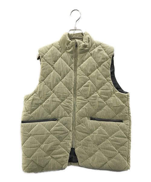 soduk（スドーク）soduk (スドーク) big pockets vest オリーブ サイズ:Fの古着・服飾アイテム