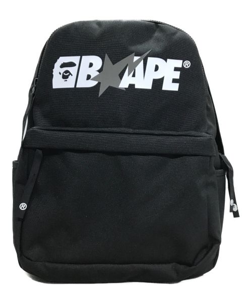A BATHING APE（アベイシングエイプ）A BATHING APE (アベイシングエイプ) BAPE Day Backpack ブラックの古着・服飾アイテム
