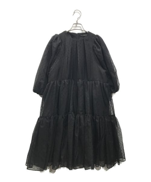 TSURU by MARIKO OIKAWA（ツルバイマリコオイカワ）Tsuru by Mariko Oikawa (ツルバイマリコオイカワ) Rilke ワンピース ブラック サイズ:Fの古着・服飾アイテム