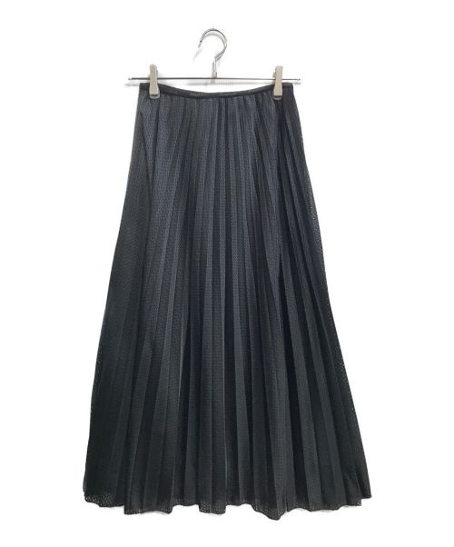 Gymphlex（ジムフレックス）Gymphlex (ジムフレックス) メッシュプリーツスカート ブラック サイズ:14の古着・服飾アイテム
