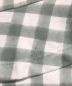 中古・古着 PINK HOUSE (ピンクハウス) Little sunny bite (リトルサニーバイト) hand drawing checker frill hoodie プルオーバーパーカー ホワイト×グリーン サイズ:FREE：6000円