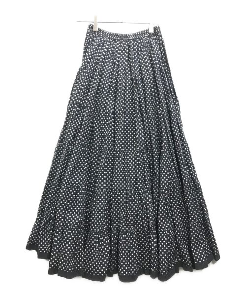 MARIHA（マリハ）MARIHA (マリハ) ドットロングスカート ブラック サイズ:36の古着・服飾アイテム