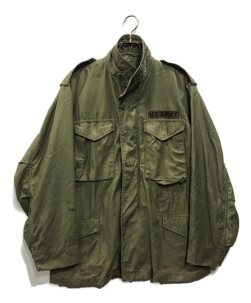 US ARMY（ユーエスアーミー）US ARMY (ユーエス アーミー) 70S M65ミリタリージャケット オリーブ サイズ:Mの古着・服飾アイテム