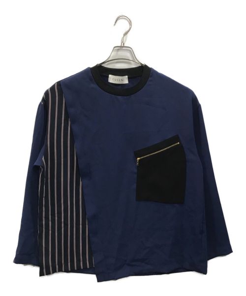 CULLNI（クルニ）CULLNI (クルニ) レイヤードプルオーバーシャツ ネイビー サイズ:2の古着・服飾アイテム