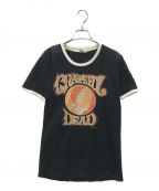 GRATEFUL DEADグレイトフル・デッド）の古着「リンガーTシャツ」｜ブラック