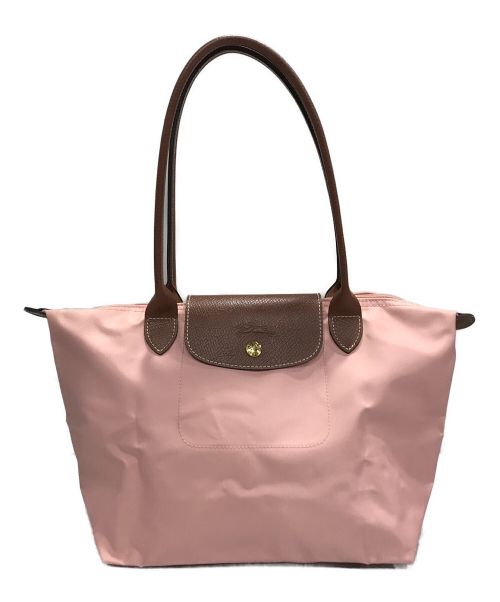 LONGCHAMP（ロンシャン）LONGCHAMP (ロンシャン) ナイロントートバッグ ピンクの古着・服飾アイテム