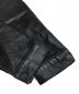 中古・古着 DIESEL (ディーゼル) コーティングライダースジャケット ブラック サイズ:L：9000円