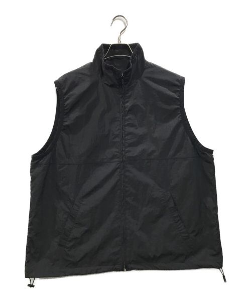 MUHET（ミュエータ）MUHET (ミュエータ) ナイロンベスト ブラック サイズ:LLの古着・服飾アイテム