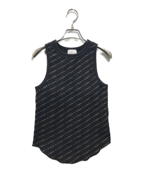 NOUNLESS（ナウンレス）NOUNLESS (ナウンレス) PARADE LOGO TANK TOP ブラック サイズ:1の古着・服飾アイテム
