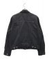 agnes b homme (アニエスベーオム) 90S デニムジャケット Gジャン ブラック サイズ:S：8000円