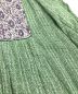 中古・古着 sara mallika (サラマリカ) Cotton Double Flower Print Dress ドレスワンピース パープル×グリーン サイズ:M：19000円