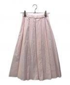 UNITED ARROWSユナイテッドアローズ）の古着「MANTECO フレアスカート」｜ピンク