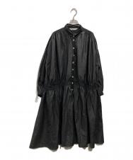 YACCO MARICARD (ヤッコマリカルド) シャツワンピース ブラック サイズ:154-162