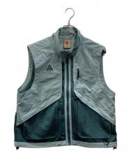 NIKE ACG (ナイキエーシージー) ナイロンベスト グリーン サイズ:M