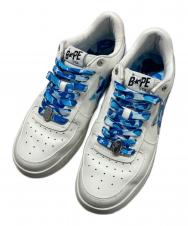A BATHING APE (アベイシングエイプ) ABC CAMO BAPE STA ホワイト サイズ:27.5㎝