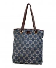 CELINE (セリーヌ) パリマカダム ハンドバッグ インディゴ