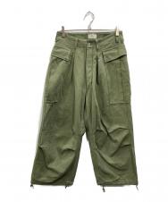 HERILL (ヘリル) HL Denim Cargo pants(エイチエル・デニム・カーゴ・パンツ) グリーン サイズ:SIZE 2