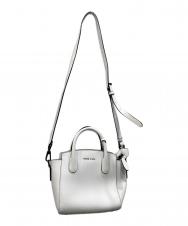 CHARLES & KEITH (チャールズアンドキース) クラシック ダブルトップハンドルバッグ ホワイト