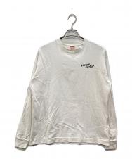 HUMAN MADE (ヒューマンメイド) VICTOR VICTOR WORLDWIDE (ヴィクター ヴィクター ワールドワイド) L/S T-SHIRT(ロング・スリーブ・ティーシャツ) ホワイト サイズ:S