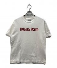 Wasted Youth (ウェイステッドユース) ロゴプリントTシャツ ホワイト サイズ:M