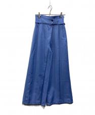 UNITED TOKYO (ユナイテッドトーキョー) HAKAMA タックワイドパンツ(ハカマ タック ワイド パンツ) ブルー サイズ:3