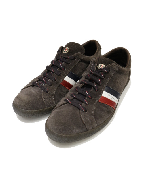 中古 古着通販 Moncler モンクレール スウェードスニーカー ブラウン サイズ Size 42 Monaco ブランド 古着通販 トレファク公式 Trefac Fashion