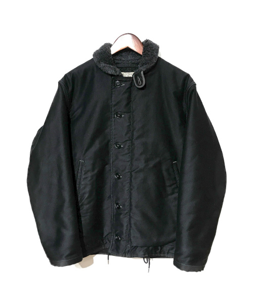 Buzz Ricksons（バズリクソンズ）Buzz Ricksons (バズリクソンズ) デッキジャケット ブラック サイズ:36 冬物の古着・服飾アイテム