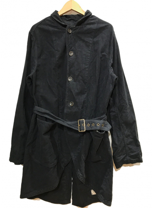 KAPITAL（キャピタル）KAPITAL (キャピタル) コットンワークコート ブラック サイズ:Lの古着・服飾アイテム