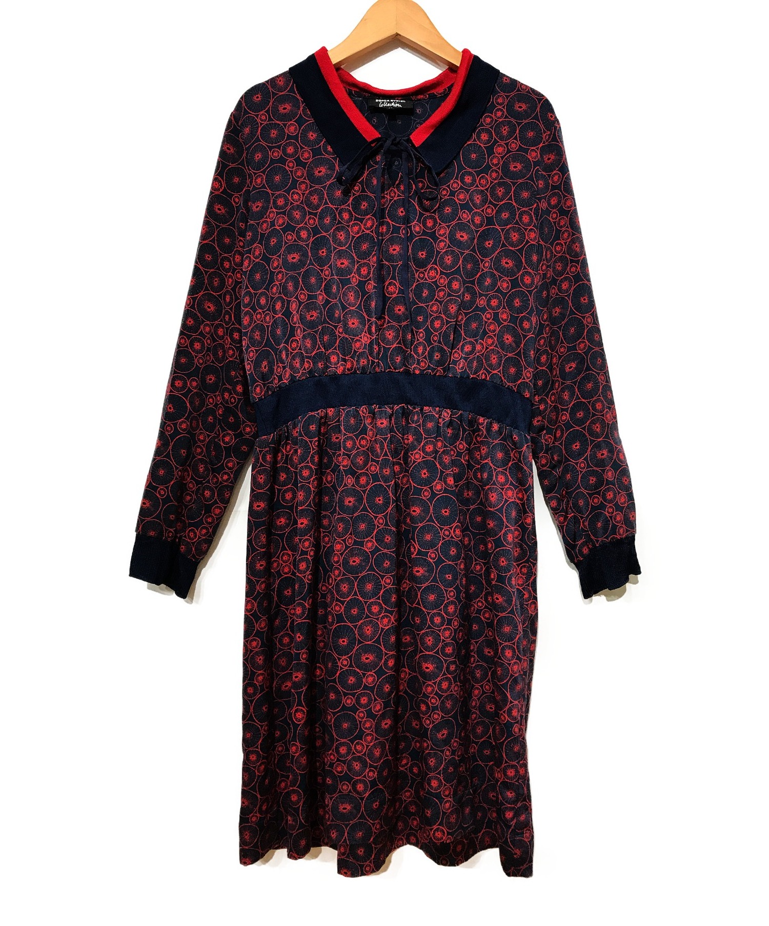 S誕生日プレゼント Sonia Rykiel ソニア バイソニアリキエル コレクション ワンピース ひざ丈ワンピース ワンピース S 8 122 Laeknavaktin Is