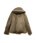 FONCE (フォンセ) ショートショールカラーダウンジャケット ブラウン サイズ:36 冬物：4800円