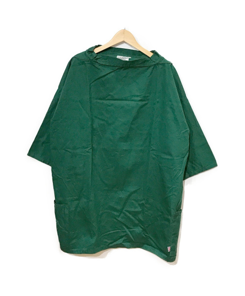 NEWLYN SMOCKS（ニューリンスモック）NEWLYN SMOCKS (ニューリンスモック) スモック グリーン サイズ:XLの古着・服飾アイテム
