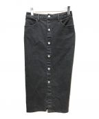 R.H.Vintage（ロンハーマン・ヴィンテージ）の古着「デニムタイトスカート」｜ブラック