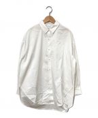 Spick and Span Noble（スピックアンドスパンノーブル）の古着「パールボタンオーバーサイズシャツ」｜ホワイト