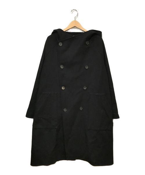 HEVO（イーヴォ）HEVO (イーヴォ) フーデッドコート ブラック サイズ:記載無し（下記サイズをご覧ください)の古着・服飾アイテム