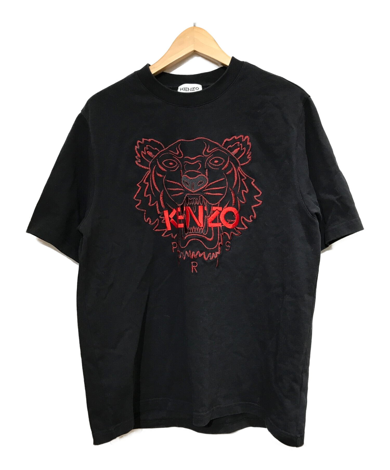 KENZO (ケンゾー) タイガー刺繍Ｔシャツ ブラック サイズ:S