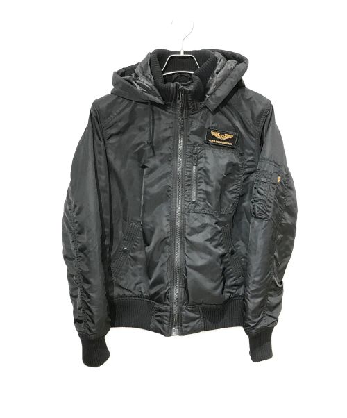 ALPHA（アルファ）ALPHA (アルファ) ジャケット ブラック サイズ:Mの古着・服飾アイテム