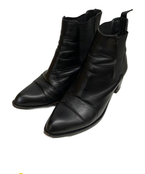 FABIO RUSCONI（ファビオルスコーニ）FABIO RUSCONI (ファビオ ルスコーニ) ブーツ ブラック サイズ:38の古着・服飾アイテム